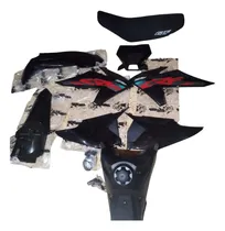 Comprar Kit De Plastico Negro Crf 230 Con Tanque\u002Fasiento