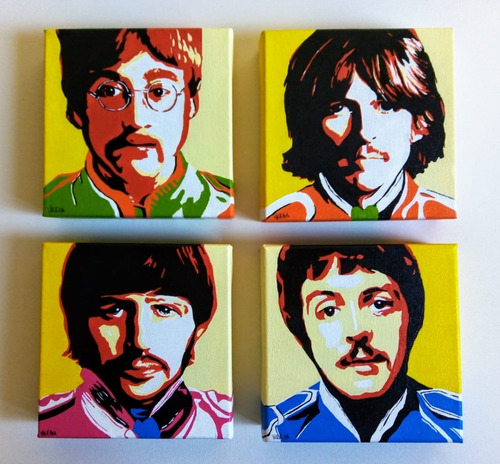 Imagem 1 de 7 de Quadros Para Sala Ou Quarto - Beatles