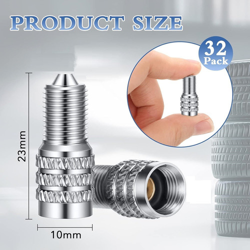 32 Tapones De Válvula De Doble Sellado For Inflar Válvulas
