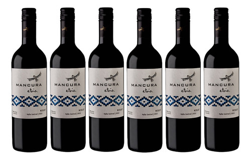 Vinho Mancura Etnia Merlot 750 Ml Kit 6 Un