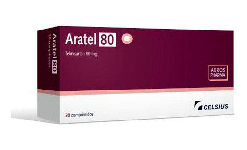 Aratel® 80mg X 30 Comprimidos (telmisartán)