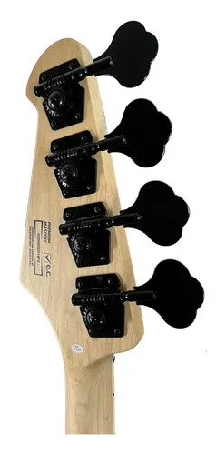 Contrabaixo Waldman GJJ500A FBKB 4 Cordas Jazz Bass Ativo Preto