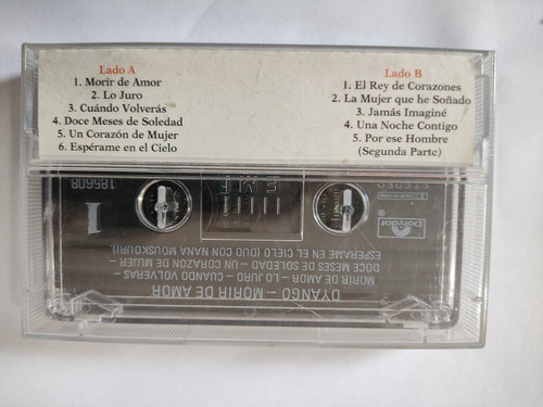 Cassette De Dyango -- Morir De Amor (#386- (Usado)