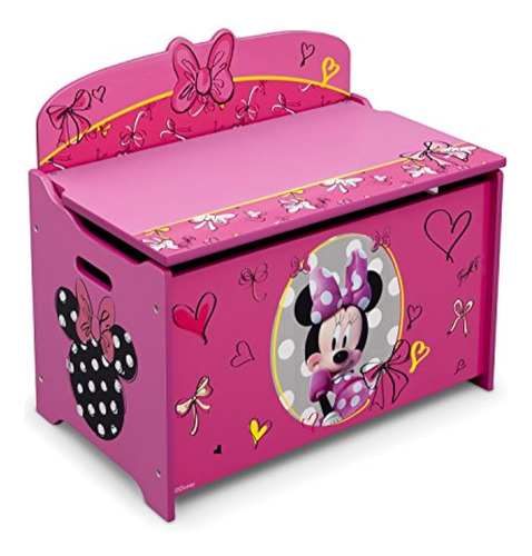 Delta Children - Caja De Juguetes De Lujo, Disney Minnie Mou