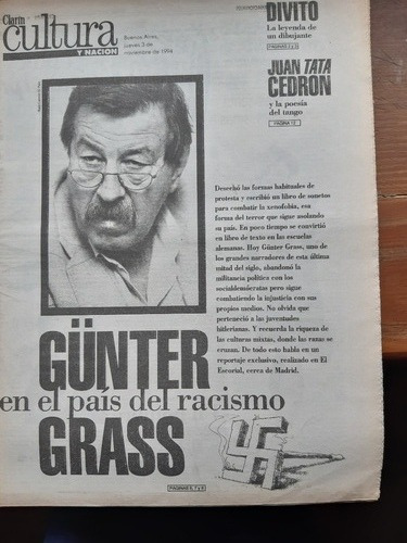 Divito - Tata Cedrón - Gunter Grass / Clarín Cultura / 1994