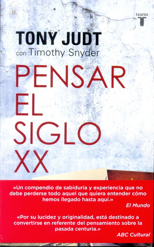 Pensar El Siglo Xx - Judt, Tony