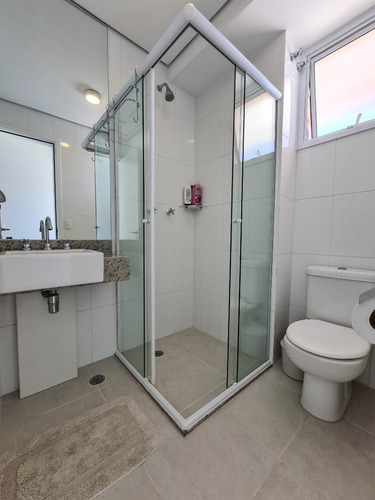 Apartamento Mobiliado Á Venda Na Praia Da Enseada Guarujá Sp - 2 Suítes - 2 Vagas De Garagens - Lazer - Ap05467 - 68743373