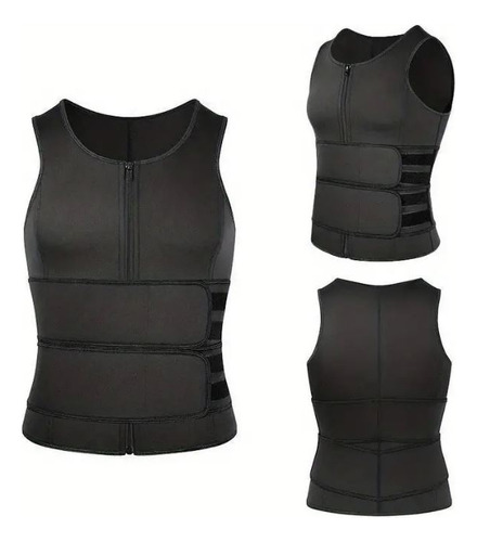 Faja Camisa Tipo Tanque De Compresión Para Hombre-2 Bandas