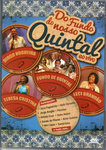 Dvd Do Fundo Do Nosso Quintal - Ao Vivo