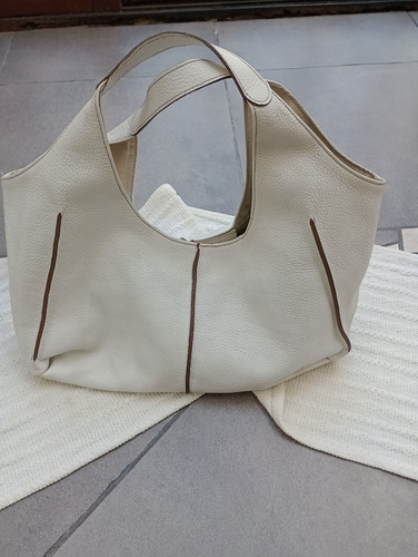 Cartera Blanca Ecocuero Prune 