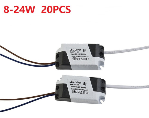 Balastra Transformador Driver Para Lampara Led 20pza