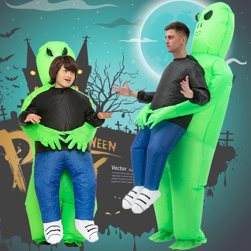 Alien Inflable Disfraz Traje Mujer Hombre Navidad Halloween