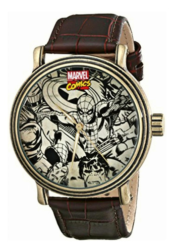 Marvel Spider-man Reloj Analógico De Cuarzo Para Hombre,