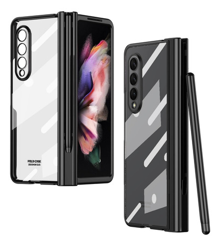 Funda De Bisagra Para Samsung Galaxy Z Fold3 5g Con Lápiz Ca