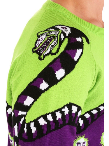 Sueter Feo Ugly Sweater Navidad Beetlejuice Lydia P/ Damas