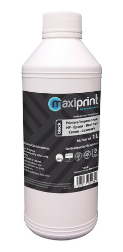 Tinta Universal Para Hp Canon Epson Lexmark 1 Litro  1000ml