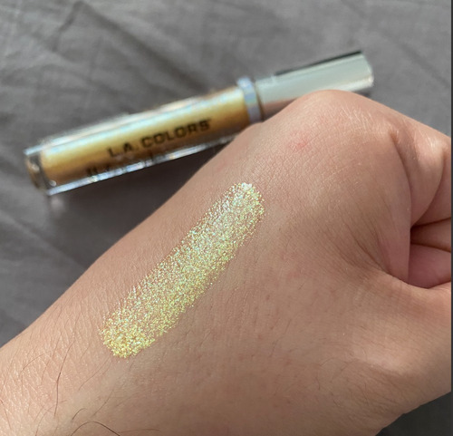 Gloss Holográfico La Color Gold Rush