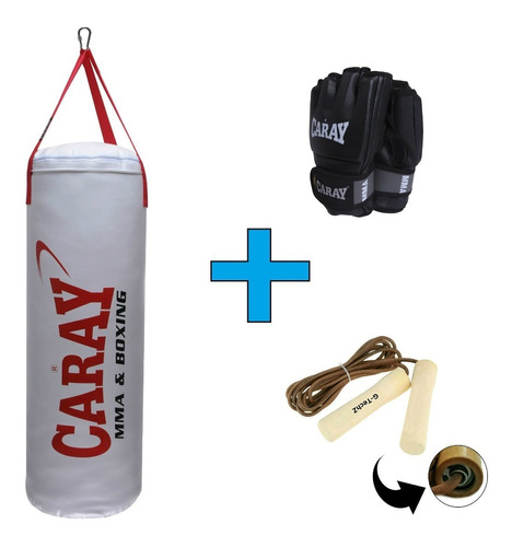 Saco De Boxeo Profesional Caray+ Guantes Mma +lazo Balinera