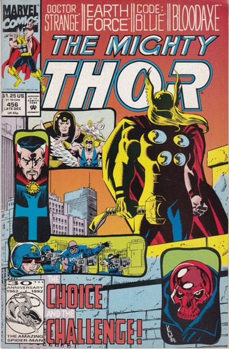 Cómic The Mighty Thor Volumen 1 N°456 Diciembre 1992 Inglés