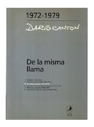 Libro De La Misma Llama 3 1972/79 De Dario Canton (41)
