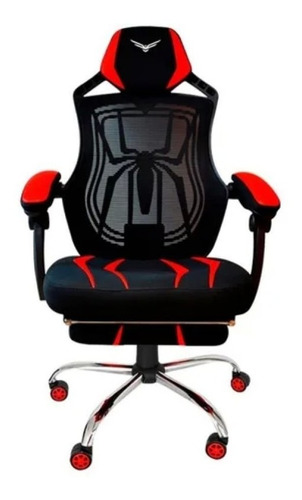 Silla Gamer Naceb Na-0928 Spider Con Reposa Piernas Plegable