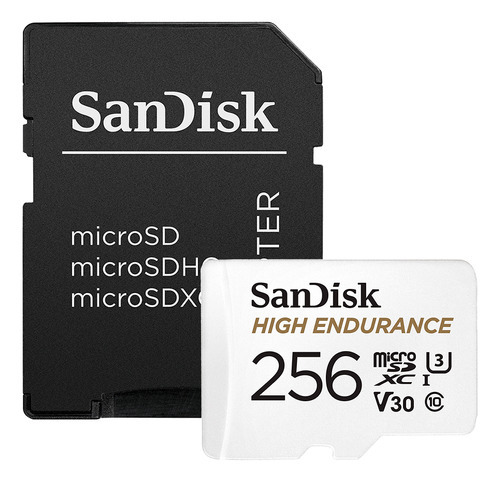 Cartão De Memória Sandisk 256gb Micro Sdxc 100mbs E Adapt