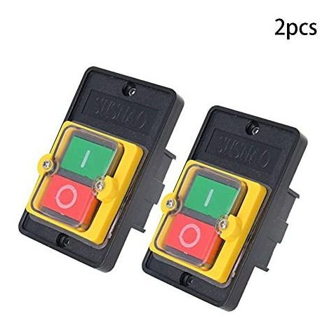 2 Interruptor Boton Encendido Apagado 380 5 Para Equipo