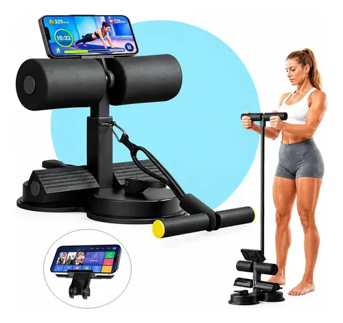 Soarfly Aparelho Abdominal com Ventosa Dupla e Suporte para Celular