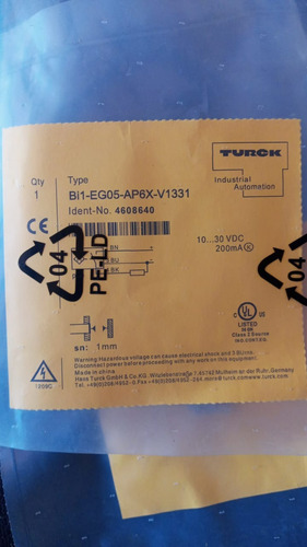 Bi1-eg05-ap6x-v1331 Turck Nuevo
