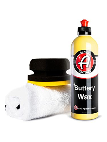 Adam's Buttery Wax (16oz) -carnauba Liquid Fvz69