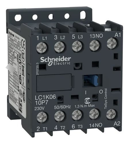 Contactor Schneider Tesys Lc1k0610e7 K-3p (3 Na)