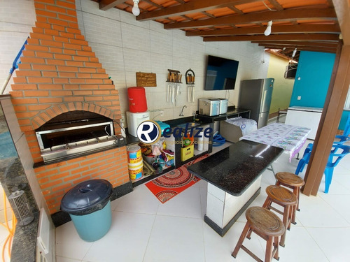 Casa 4 Quartos Mobiliado Com Área De Lazer Completa Na Praia Em Guarapari-es - Ca00167 - 69307506