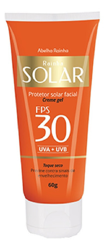 Protetor Solar Facial Creme Gel  Fps 30 Uvb + Uva           