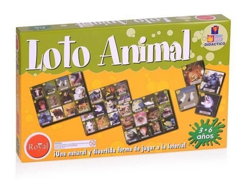 Royal Juego De Mesa Loto Animal