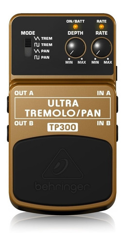 Pedal Ultra Tremolo Panner Behringer Tp300 + Garantía