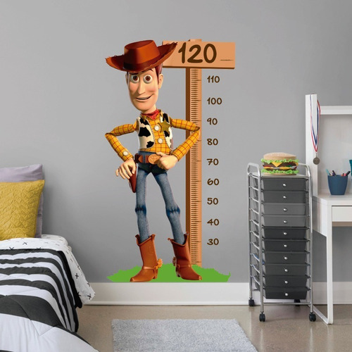 Imagen 2 de 7 de Vinilo Decorativo Regla Toy Story-i 08, Estadimetro Woody
