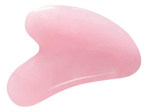 Piedra De Masaje Facial Gua Sha Mina Heal Rose Quartz