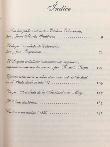 Imagen 2 de 2 de El Dogma Socialista - Esteban Echeverría - Dne