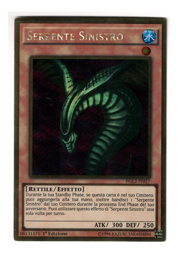 Yugioh Sinister Serpent Gold 1st Pgl2-it027