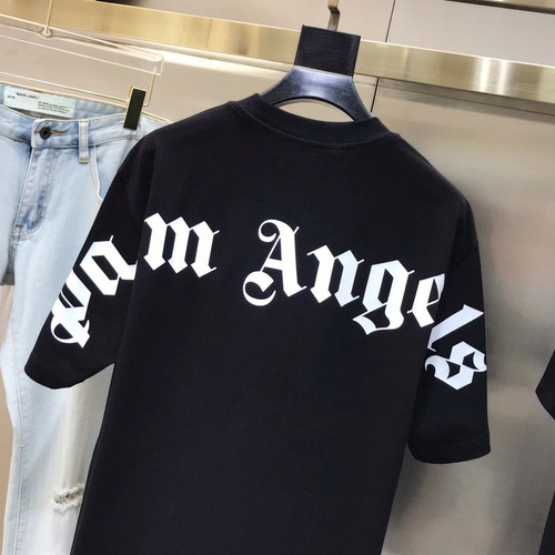 Playera Playera Palm Angels Para Hombre Con Cuello Redondo