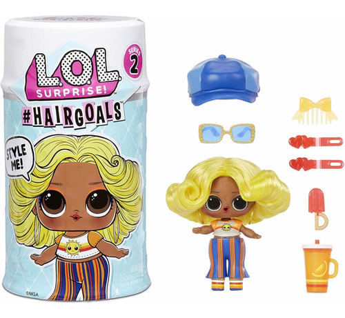 Muñecas Lol Hairgoals 5 - 2 Originales, Pelo Real