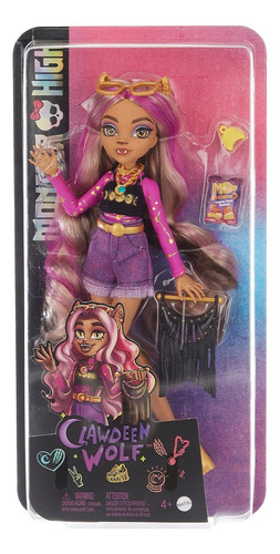 Muñeca De Moda Monster High Clawdeen's Day Out Con Accesorio