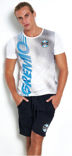 Camiseta Grêmio Dry Fit Licenciada Estampada Mmt 510374