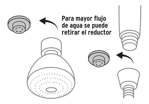Regadera Aqua 3' Con Extension T.telefono Foset 49433