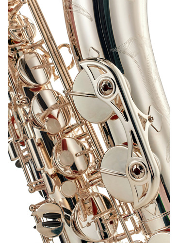 Sax Tenor Yamaha Yts480-s Plateado Llave De Fa Y Fa Frontal