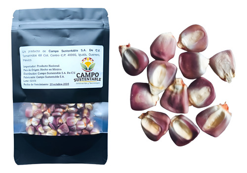 Semilla Maiz Rosa Nativo Criollo Para Siembra 100 Semillas