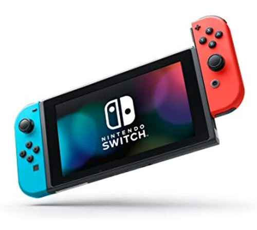 Imagen 5 de 5 de Nintendo Switch Con Joy? Con Neon Blue Y Neon Red - Hac-001