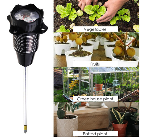 Medidor De Ph Y Humedad De Suelo 2en1, Electrodo Impermeable