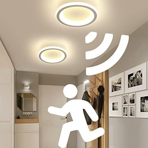 Lámpara De Techo Led Con Sensor De Movimiento Moderno, Acces