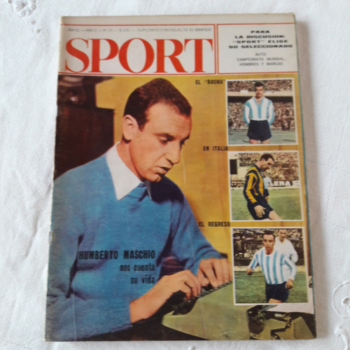 Suplemento El Grafico Sport Nº 21 Mayo 1966 Humberto Maschio